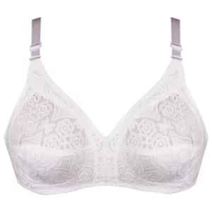 سوتین زنانه پانیذ مدل بدون فنر کد 66508-13 رنگ سفید