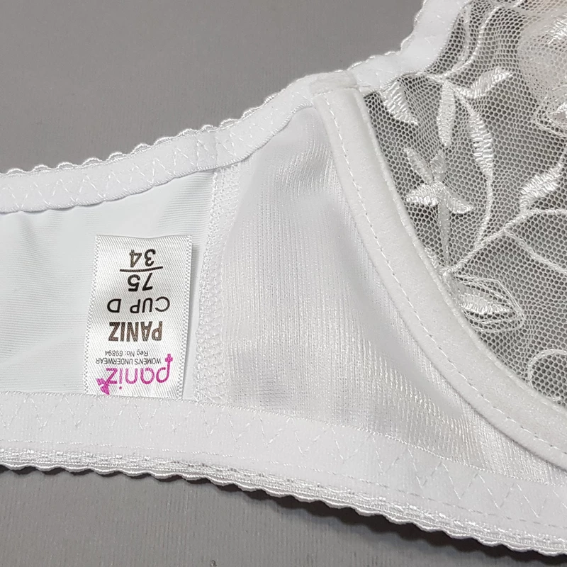 سوتین زنانه پانیذ مدل فنردار کد 44402 رنگ سفید - تصویر 6