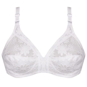 سوتین زنانه پانیذ مدل بدون فنر کد 66508-12 رنگ سفید