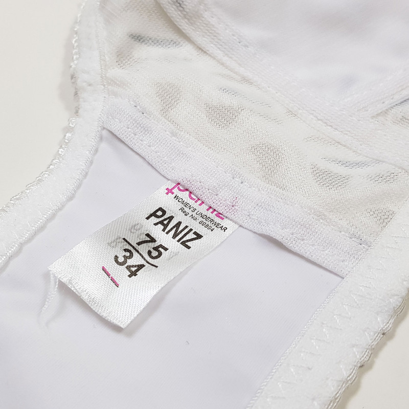 سوتین زنانه پانیذ مدل بدون فنر کد 66508-1 رنگ سفید - تصویر 5
