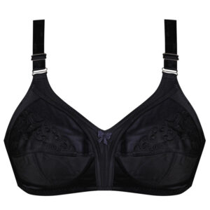 سوتین زنانه پانیذ مدل بدون فنر کد 310068 رنگ مشکی