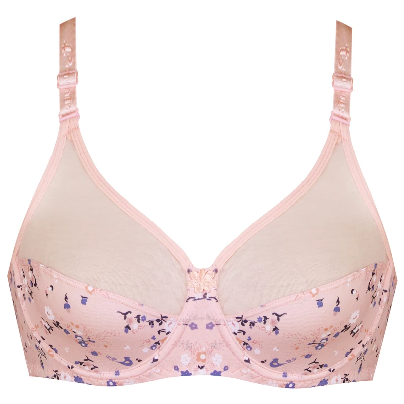 ست شورت و سوتین زنانه پانیذ مدل 9046 رنگ گلبهی - تصویر 4