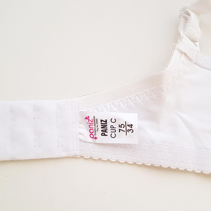 سوتین زنانه پانیذ مدل فنردار کد 33102 رنگ سفید - تصویر 4