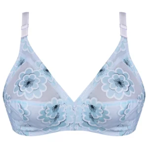 سوتین زنانه پانیذ مدل بدون فنر کد 66508-2 رنگ آبی