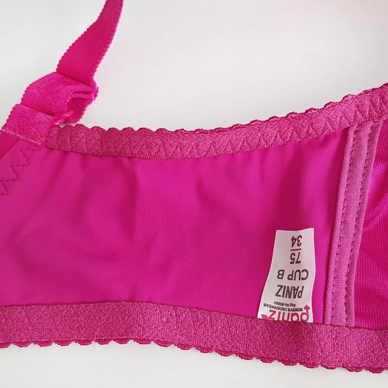 سوتین زنانه پانیذ مدل بدون فنر کد 22202 رنگ سرخابی - تصویر 5