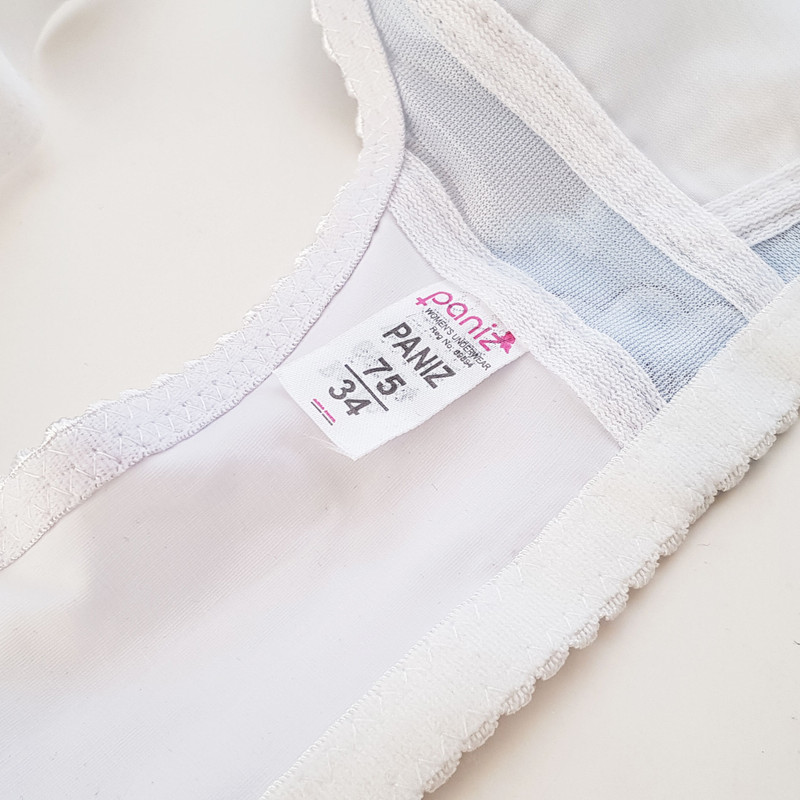 سوتین زنانه پانیذ مدل بدون فنر کد 66508-2 رنگ آبی - تصویر 4