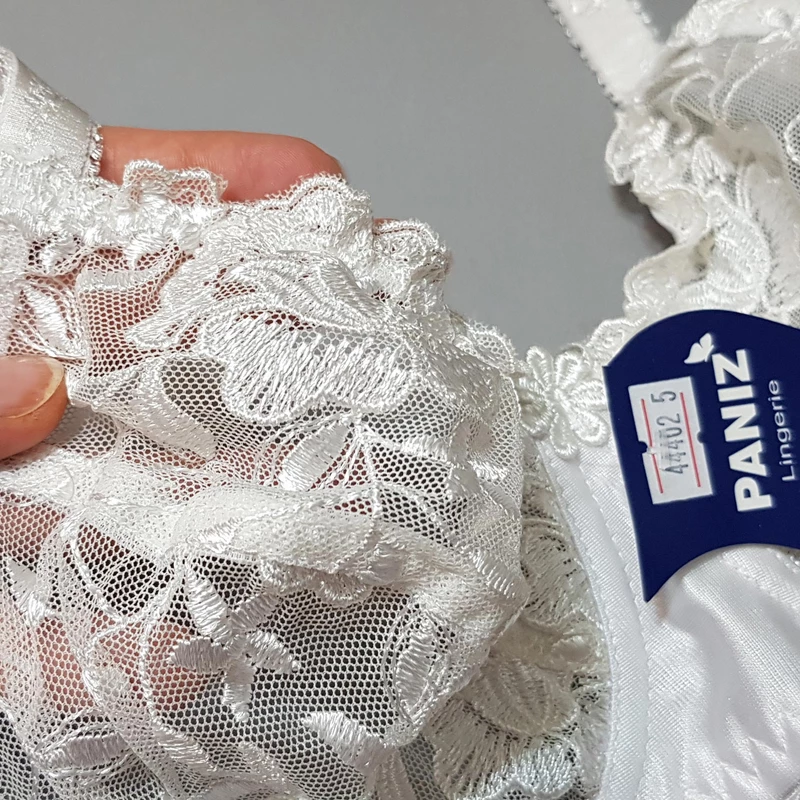 سوتین زنانه پانیذ مدل فنردار کد 44402 رنگ سفید - تصویر 5