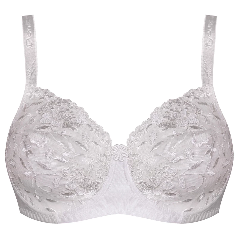 سوتین زنانه پانیذ مدل فنردار کد 44402 رنگ سفید