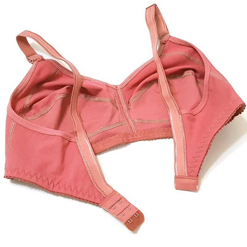 سوتین زنانه پانیذ مدل بدون فنر نخی کد 66318 رنگ کالباسی - تصویر 5