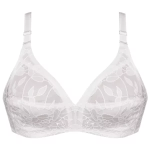 سوتین زنانه پانیذ مدل بدون فنر کد 66508-10 رنگ سفید