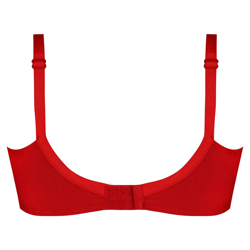 سوتین زنانه پانیذ مدل بدون فنر کد 77355 رنگ قرمز - تصویر 2