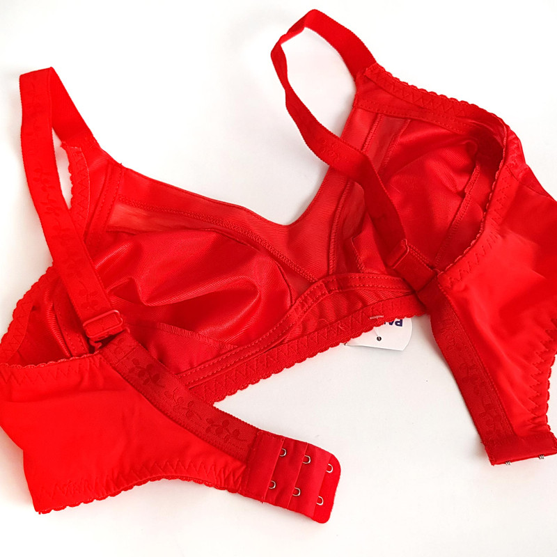 سوتین زنانه پانیذ مدل بدون فنر کد 22202 رنگ قرمز - تصویر 4