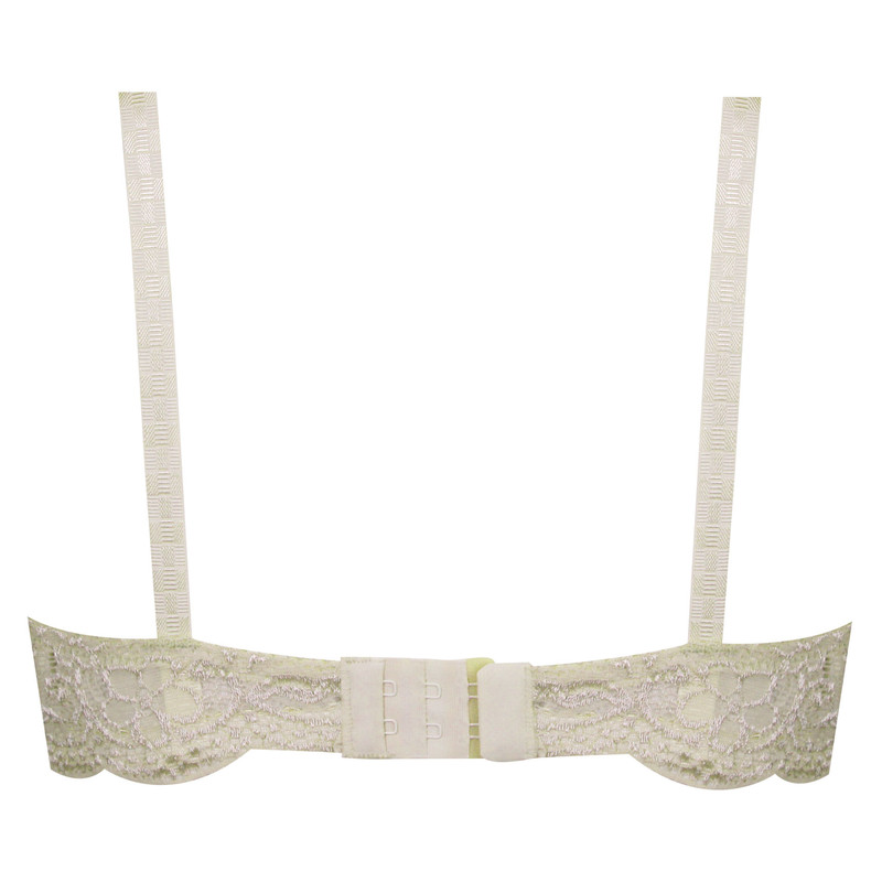 سوتین زنانه پانیذ مدل فنردار کد 66336 رنگ کرم - تصویر 2