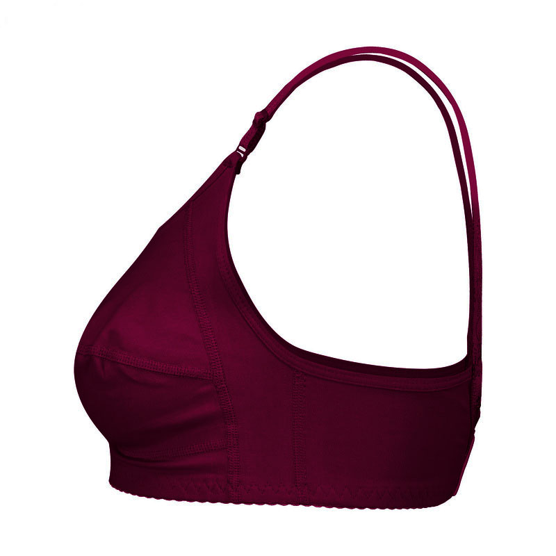 سوتین زنانه پانیذ مدل 66318 بادمجانی - تصویر 2