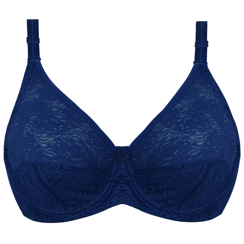 سوتین زنانه پانیذ کد 66350 سرمه ای