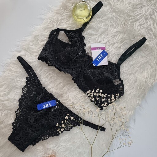 ست شورت و سوتین مخملTRT تیریتی