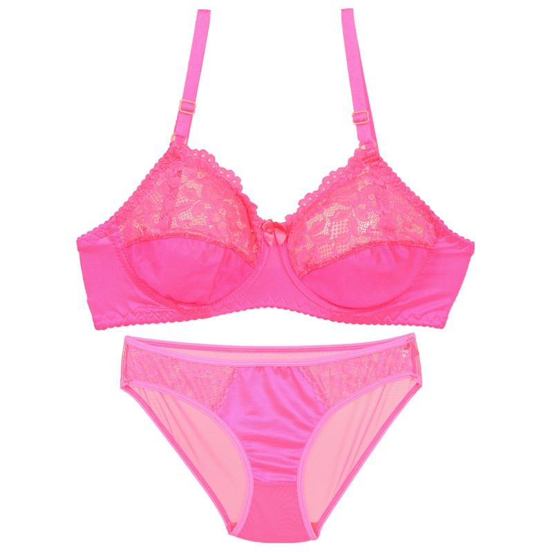 ست شورت و سوتین فنردار ژوبین کد 888 رنگ سرخابی