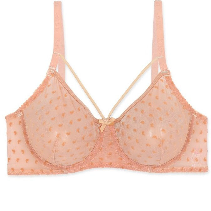 ست شورت و سوتین فنردار ژوبین کد 1368 طرح خرگوش رنگ کرم - تصویر 2