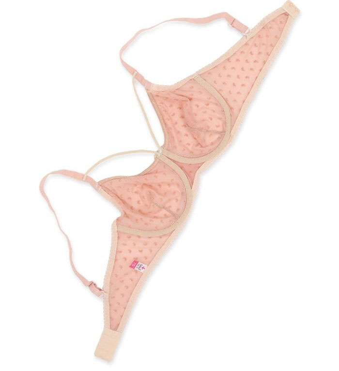 ست شورت و سوتین فنردار ژوبین کد 1368 طرح خرگوش رنگ کرم - تصویر 5