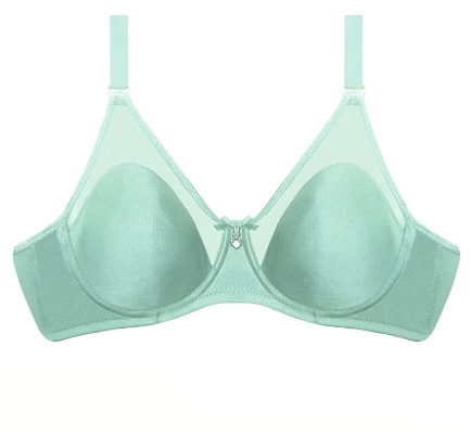 سوتین فنردار پرلون شیشه ای کارن کد 404 رنگ سبز صابونی