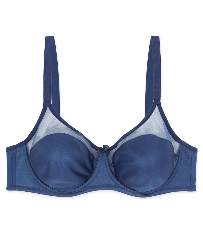 سوتین فنردار پرلون شیشه ای کارن کد 404 رنگ سرمه ای