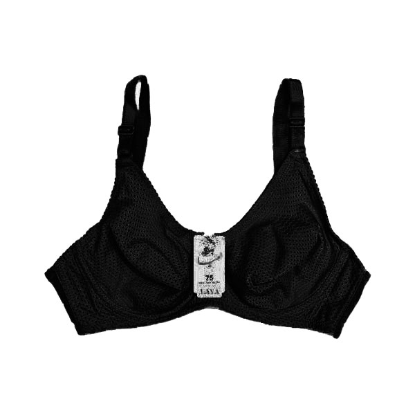 سوتین سوزنی پرسی فنردار لعیا کد 300 رنگ مشکی