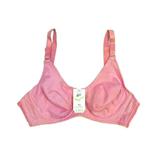 سوتین سوزنی پرسی فنردار لعیا کد 300 رنگ کالباسی