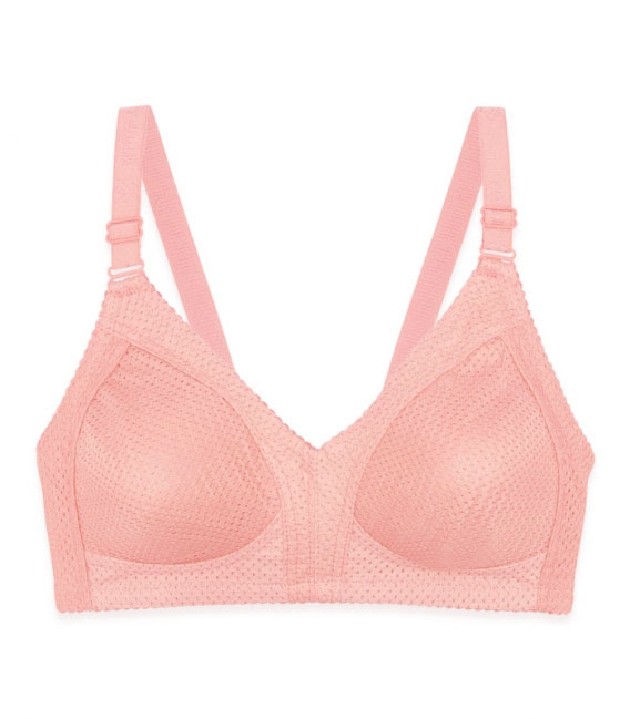 سوتین سوزنی پرسی بدون فنر لعیا کد 302 رنگ کالباسی روشن