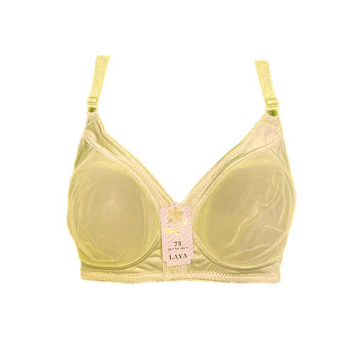 سوتین یاردی پرلون بدون فنر لعیا کد 322 رنگ کرم